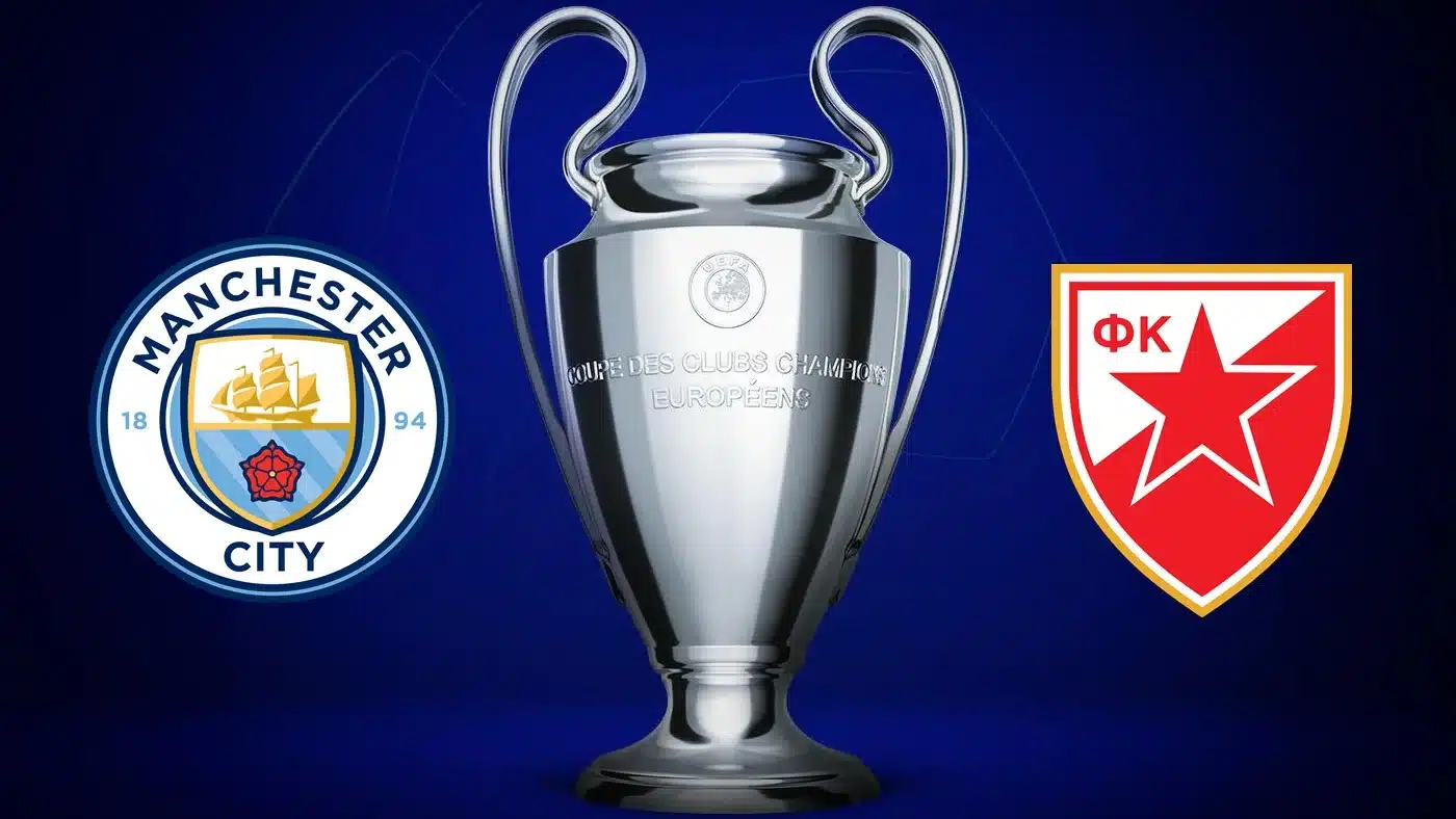 Palpite: Estrela Vermelha x Manchester City – Champions League (Liga dos  Campeões) – 13/12/2023