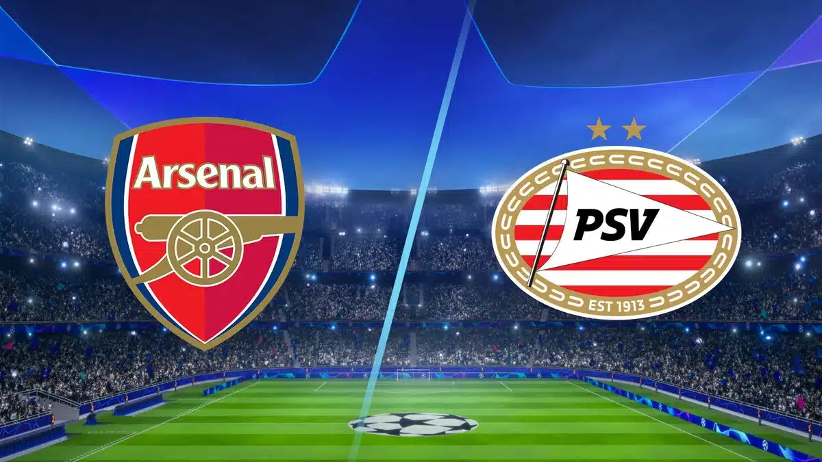 PSV x Arsenal: onde assistir ao vivo na TV e online, que horas é